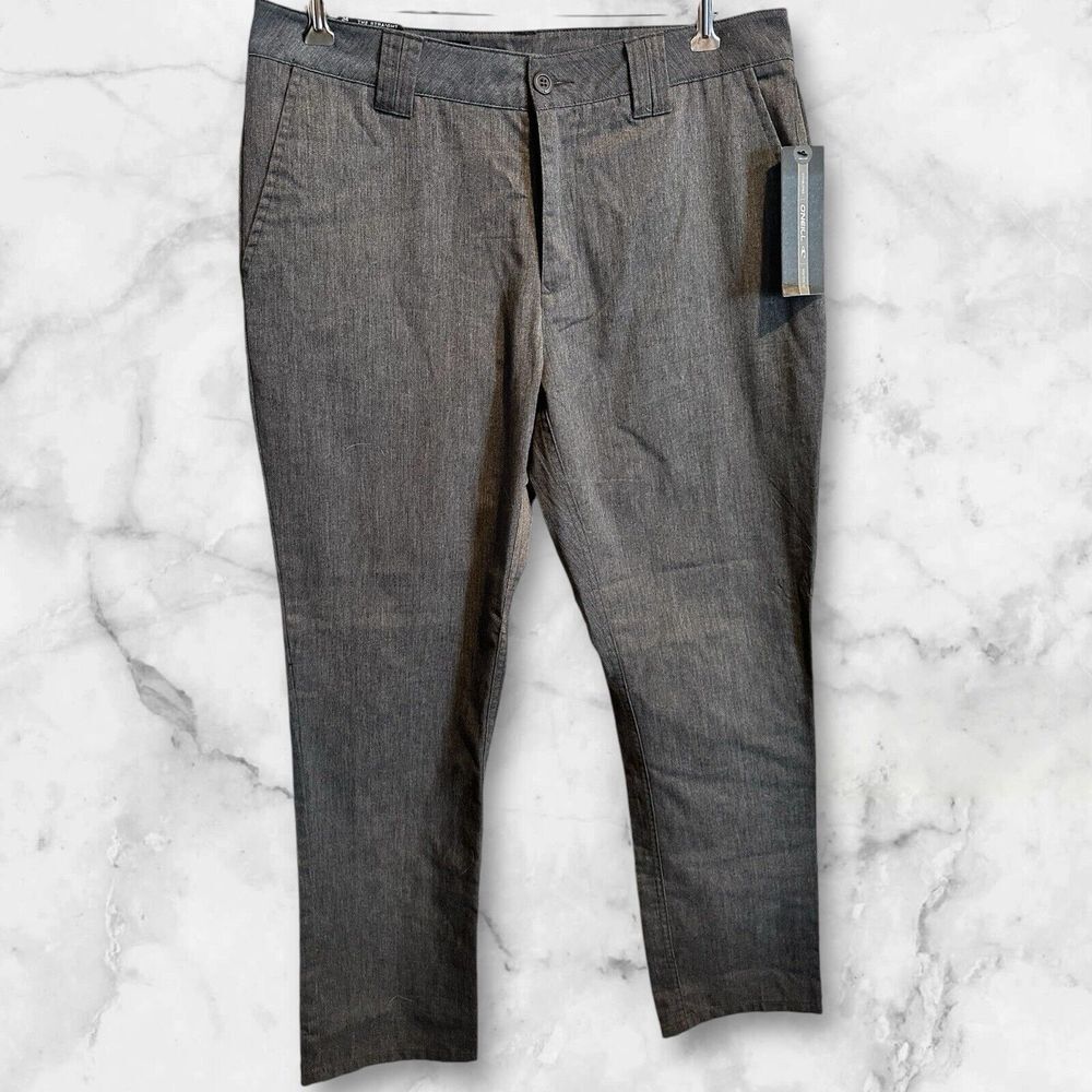 o'neill‎ contact striaght mens pants Gray Size 34 36x32